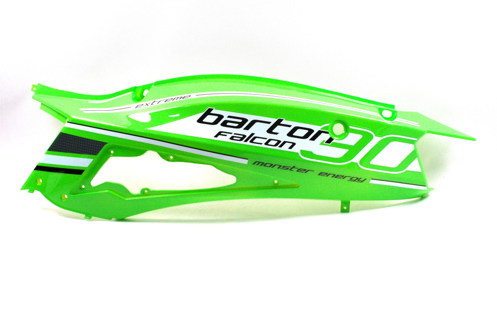 Obudowa tylna lewa zielona do skutera Barton Falcon 2