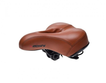 Siedzenie rowerowe na sprężynie brązowe 245x200