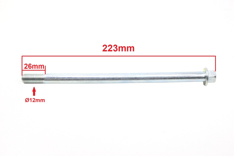 Oś ośka koła przód cross 50 70 110 125