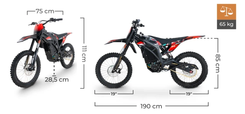 Dirt Bike MRF eDIRT 6.0 elektryczny 40Ah Cross Elektryczny