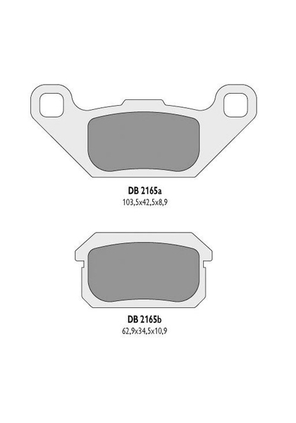 Delta Braking Klocki Hamulcowe ATV Adly Quadzilla