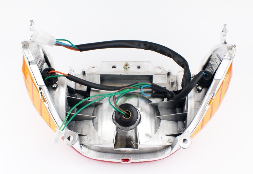 Lampa tył kompletna z żarówkami homologacja Zipp Romet Barton Kingway Junak