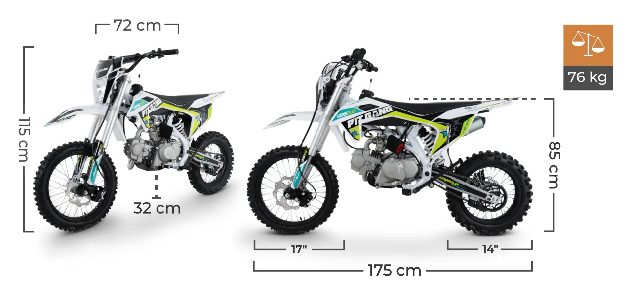 Pit Bike Pitgang 125XD Enduro