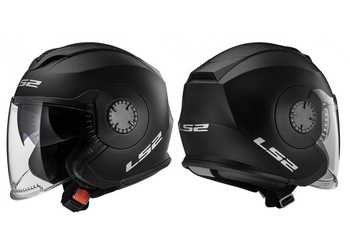 Kask otwarty ls2 of570 verso solid matt black