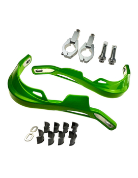 Osłony dłoni zielone cross pitbike MRF eR MX SM RC TTR Kayo Pitgang RXF YCF