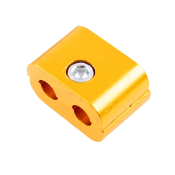 Łącznik linek uniwersalny aluminiowy cnc złoty Racing Force