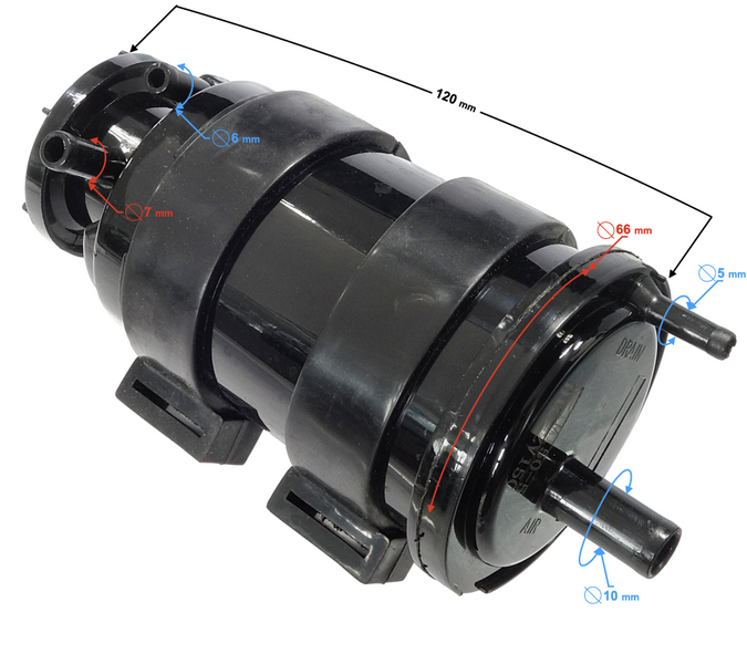 Filtr oparów paliwa Barton B-max