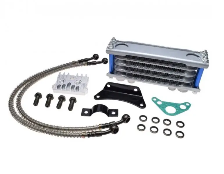 Chłodnica oleju uniwersalna PIT BIKE MRF silniki poziome od 50 do 140ccm