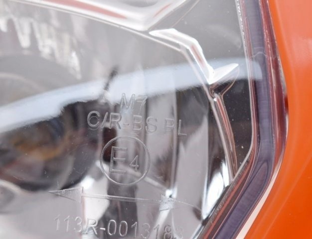 Owiewka przód ktm z reflektorem pomarańczowa