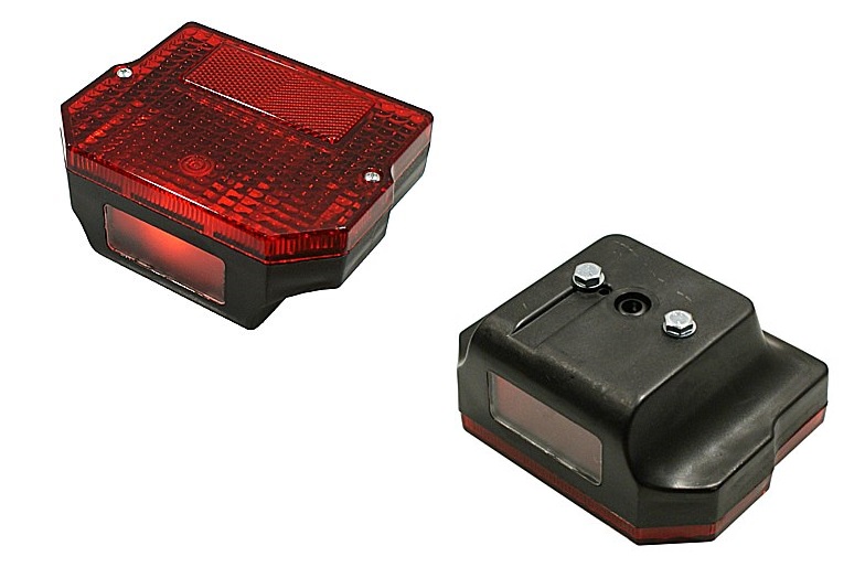 Lampa tył kwadrat czerwona MZ ETZ Simson