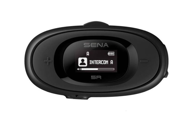 Sena interkom motocyklowy 5R bluetooth 5.1 wyświetlacz LCD do 700m 2 zestawy