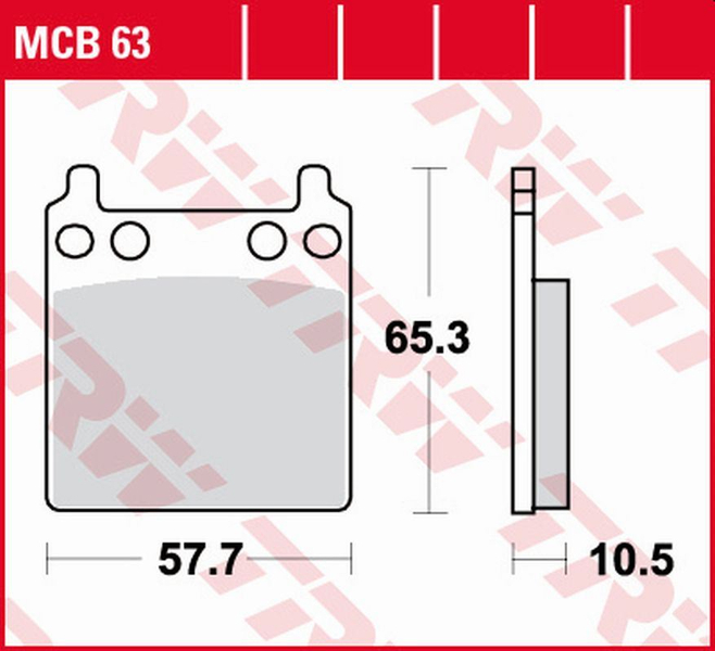 TRW klocki hamulcowe KH032 HONDA CB 750F GL1000