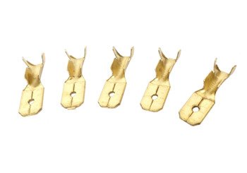 Końcówka konektor konektory męskie 6,3 5szt