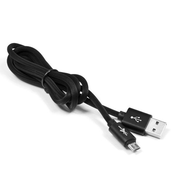 Kabel silikonowy extreme usb micro usb czarny