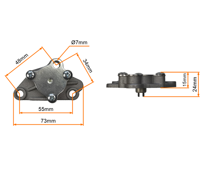Pompa oleju 4T 139FMB minichopper motorower