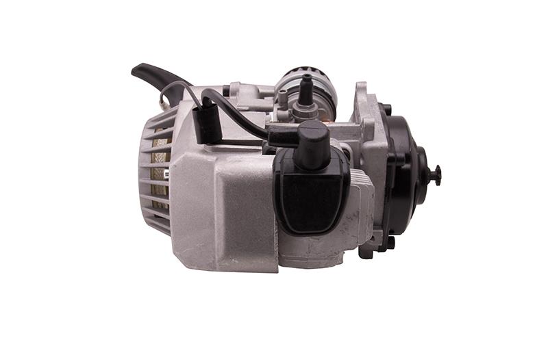 Silnik poziomy Pocket Bike 60cc 2T automat srebrny