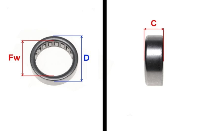 Łożysko HK13,52012 igiełkowe skrzyni biegów 4T czoper