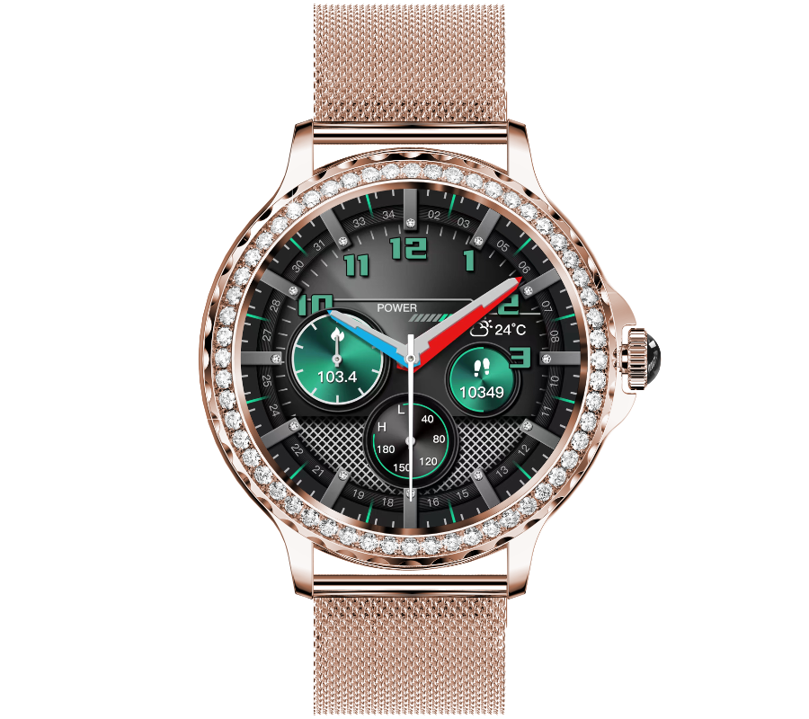 Smartwatch zegarek Rubicon damski RNCF19 tryby sportowe SMS kroki puls