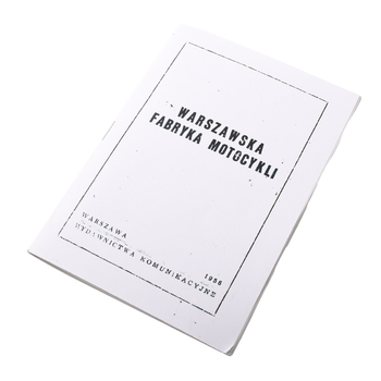 Książeczka gwarancyjna WFM 1956r.