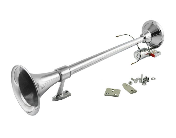 Sygnał dźwiękowy air fanfara trąbka klakson chrom