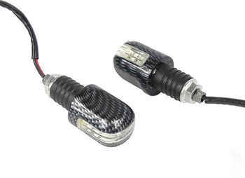 Kierunkowskaz metal w kierownice 6 diód e8 12v