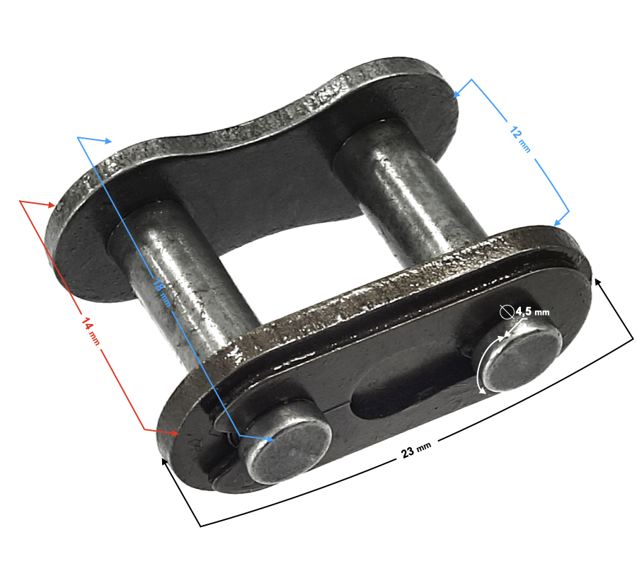 Zapinka 428H do łańcuchów motocyklowych o oznaczeniu 428
