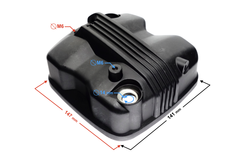 Pokrywa silnika głowicy do Barton Blade 125