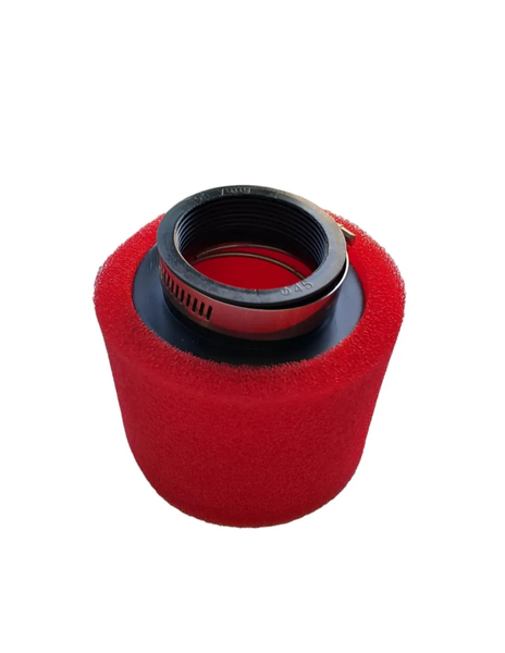 Filtr powietrza 45mm prosty czerwony pitbike MRF 120 140 Kayo 140 Pitgang