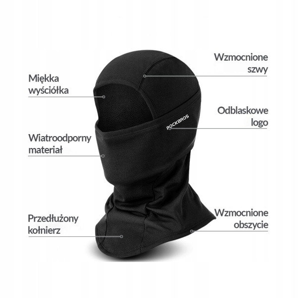 Rockbros Kominiarka rowerowa motocyklowa