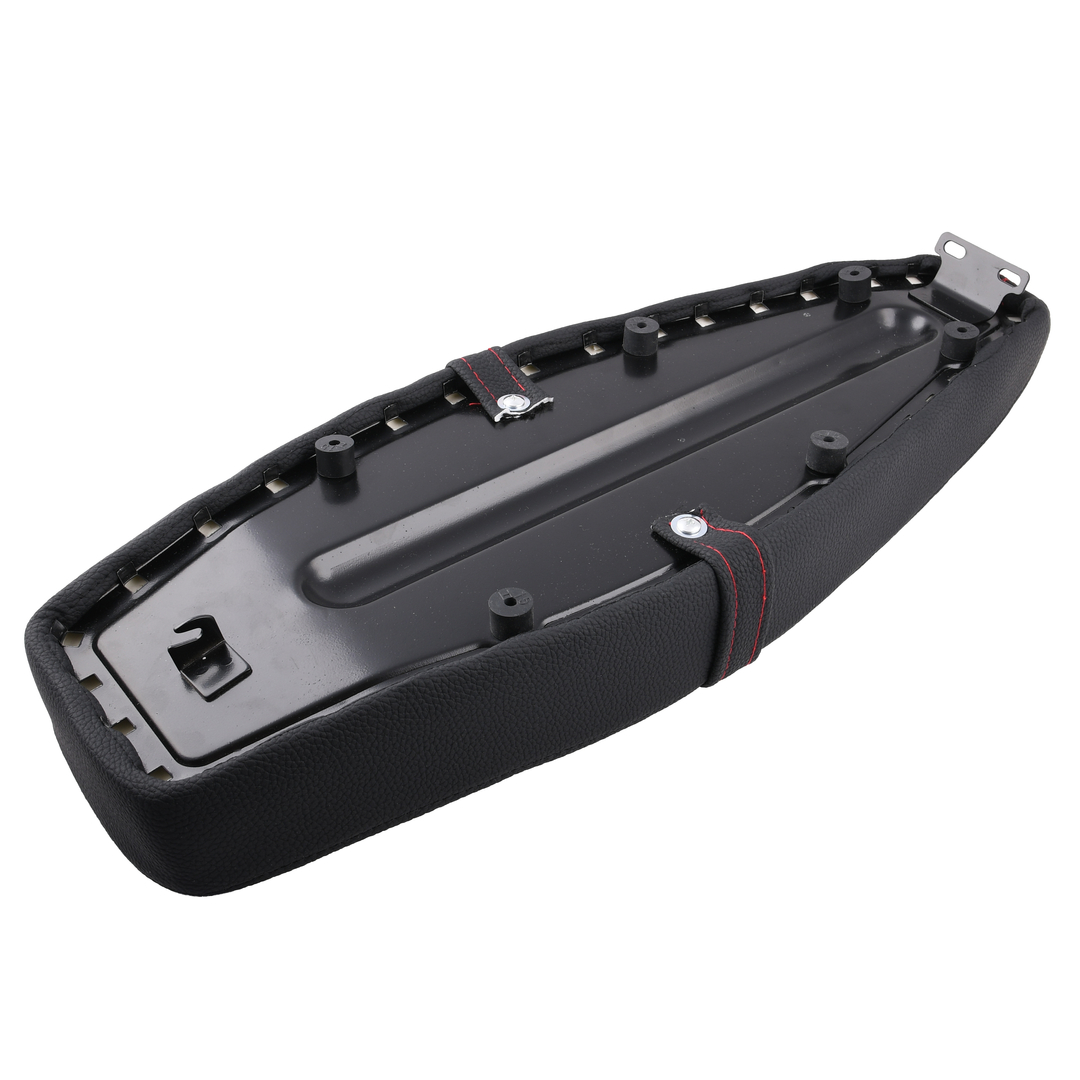 Siedzenie pikowane czarne + czerwono czarne szwy Simson S50 S51 S70 DPR