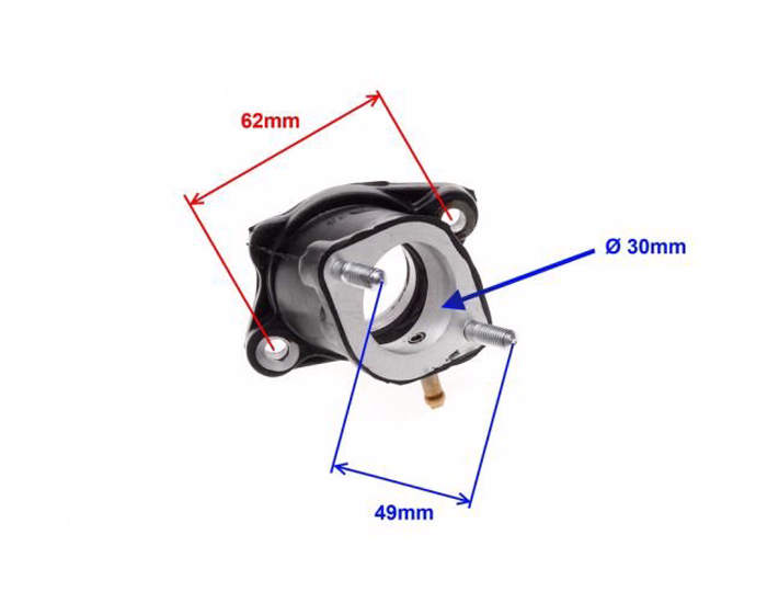 Króciec gaźnika 1 podciśnienie quad atv 250 st9-e