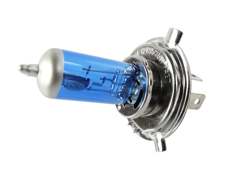 Żarówka żarówki H4 12v 35/35w P43T niebieska