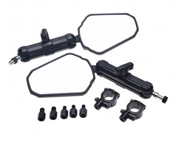 Lusterka motocyklowe uniwersalne składane adventure homologacja drogowa