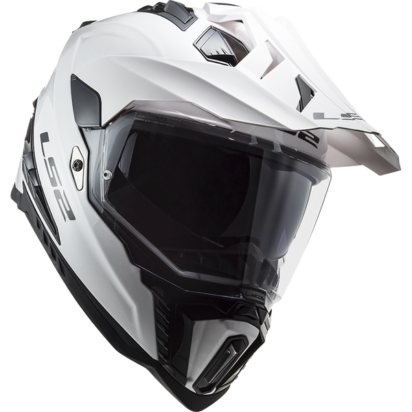 Kask crossowy LS2 MX701 EXPLORER SOLID WHITE