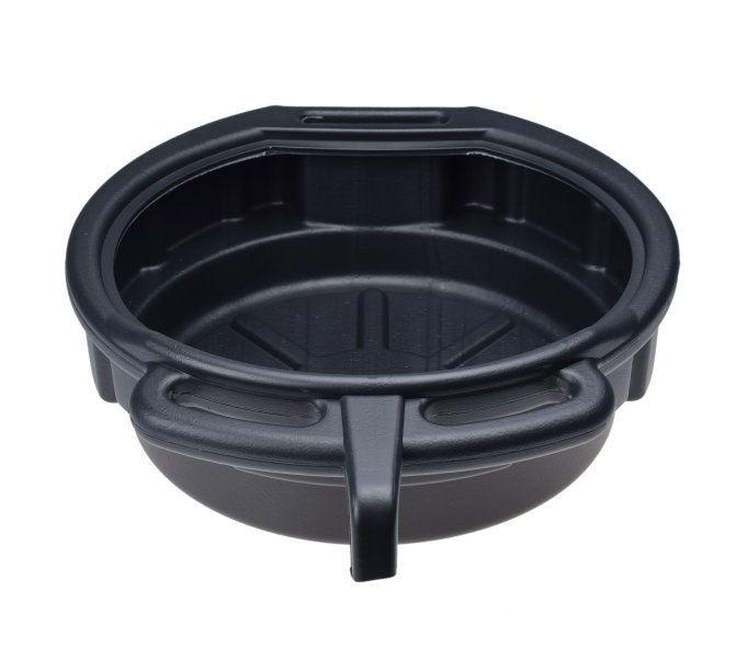 Miska zbiornik do spuszczania płynów czarna max 15l materiał HDPE