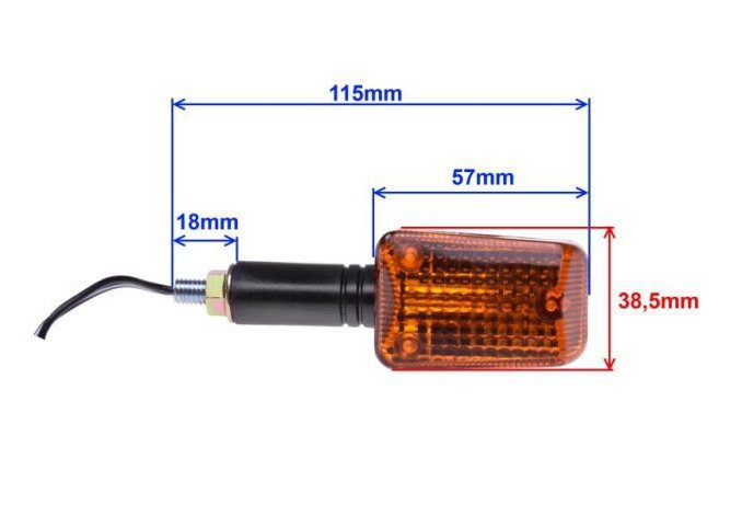 Kierunkowskazy kierunki trapez 12v 23W długie ramie