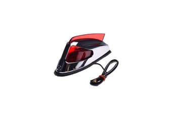 Lampa na błotnik czerwona metal chrom uniwersalna