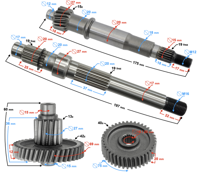 Przekładnia do skutera Barton B-Max