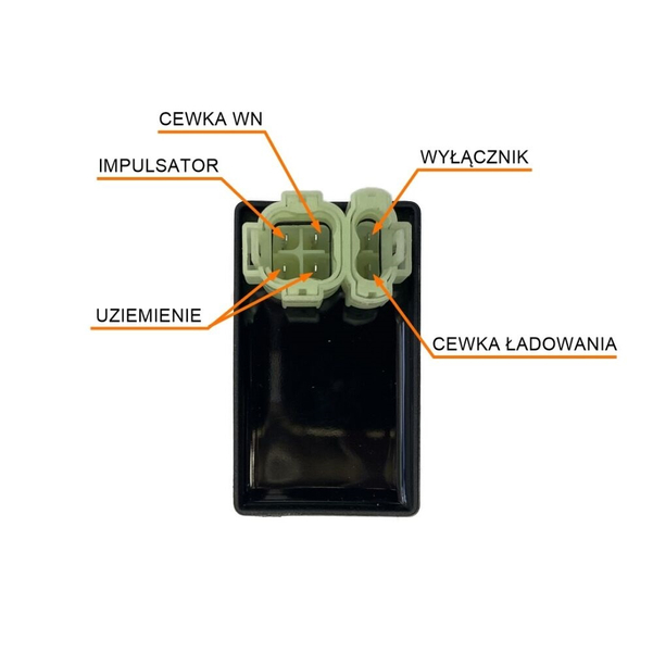 Moduł zapłonowy 2T AC - zmienny 6 pin (4+2) Benzer Keeway Romet Kingway