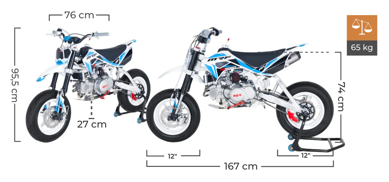 Pit Bike MRF 140 SM Supermoto