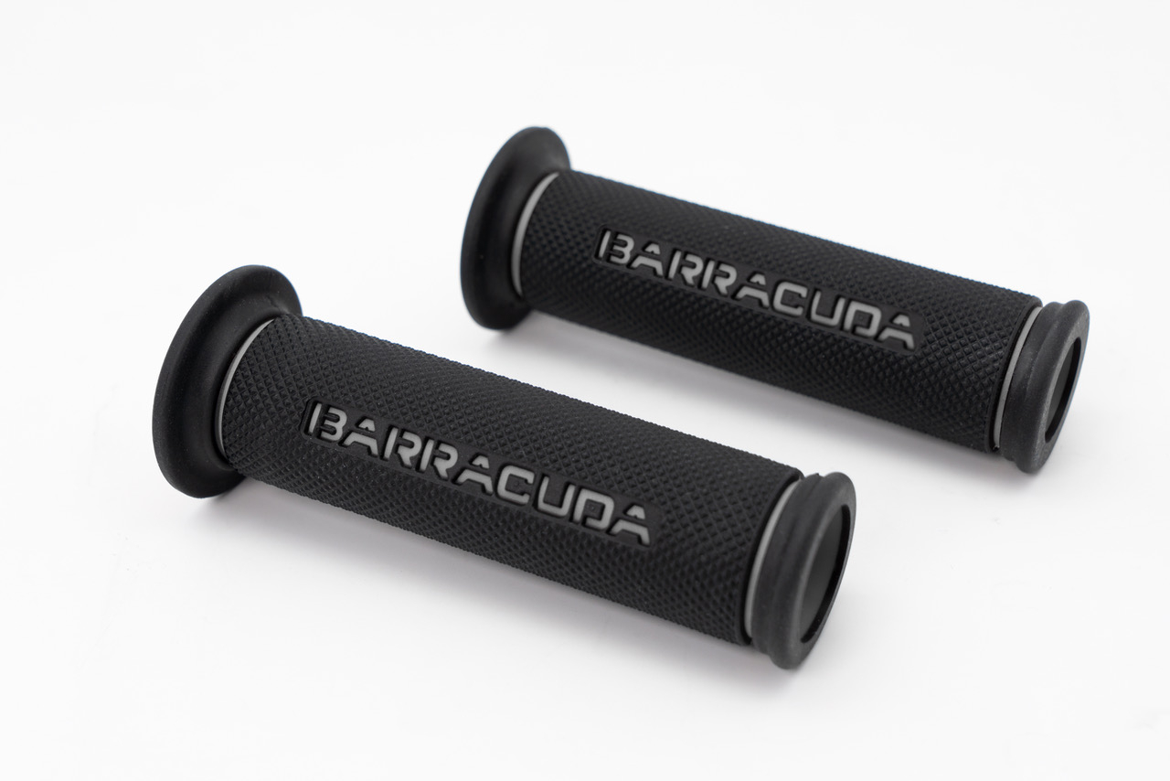 Manetki motocyklowe Barracuda Racing Grip szare
