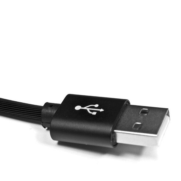 Kabel silikonowy extreme usb micro usb czarny