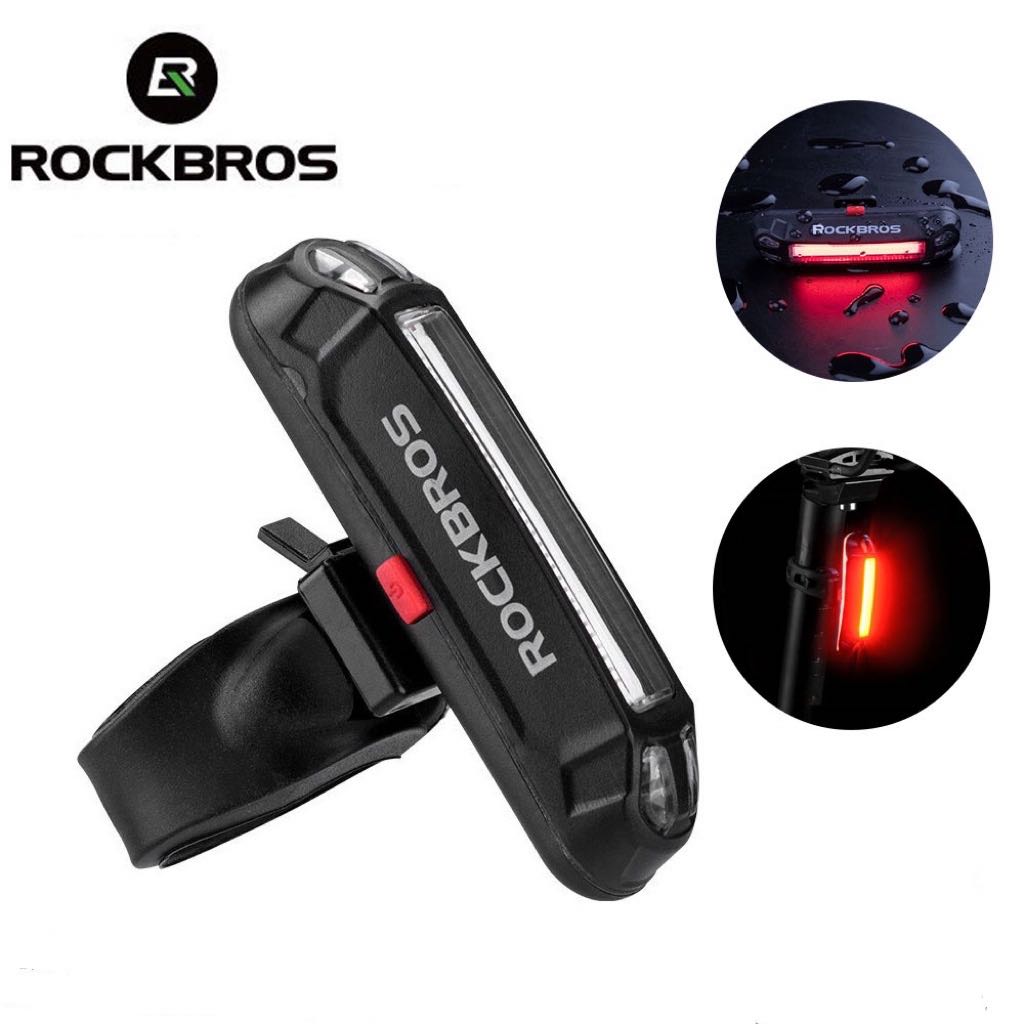 ROCKBROS Lampka rowerowa tylna Led 500mAh 6 trybów