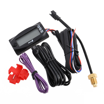 Licznik LCD 12V 4w1 V1 temperatura zegar woltomierz obrotomierz Racing Force