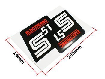 Naklejka naklejki simson s51 elektronik kpl