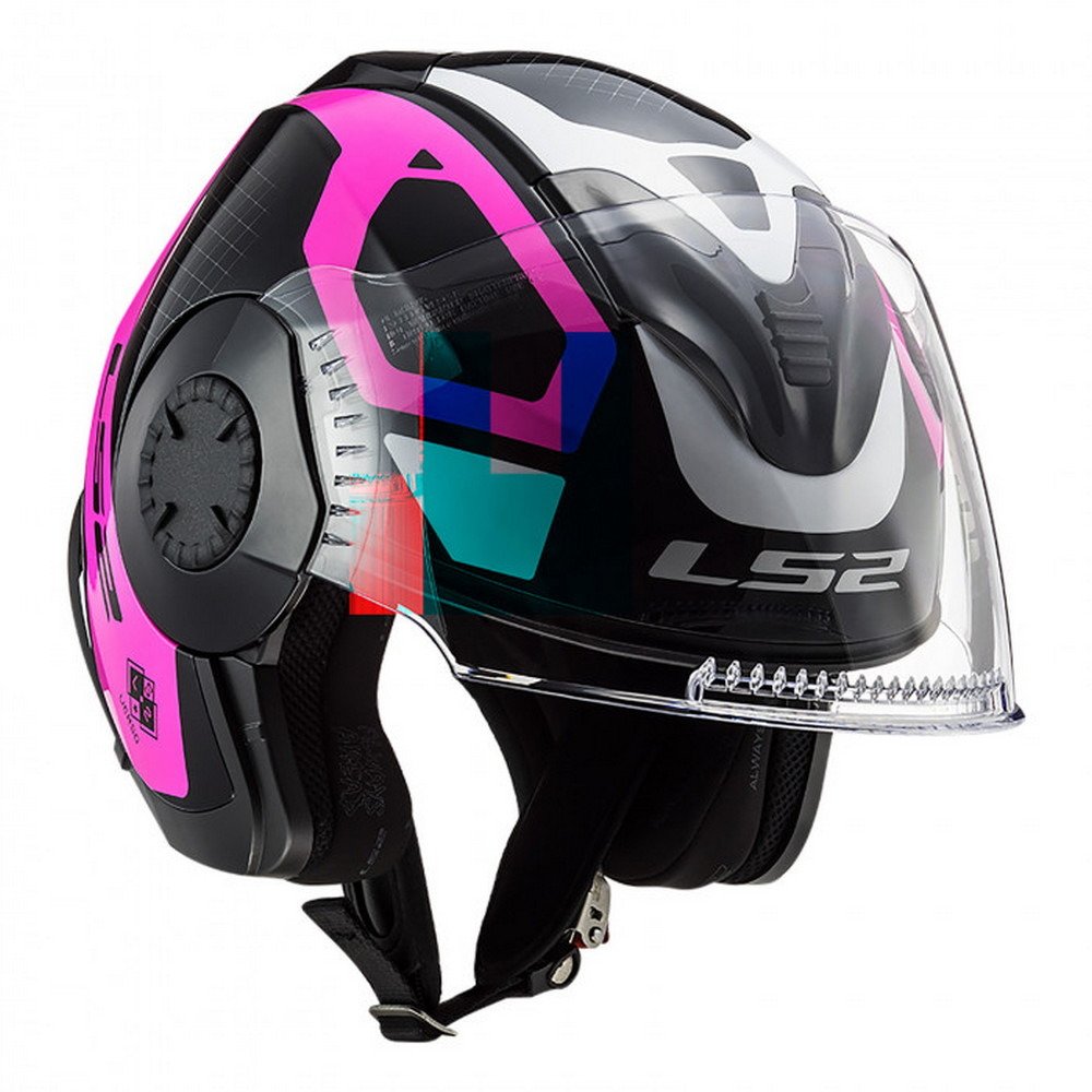 Kask LS2 OF570 VERSO MARKER MATT BLACK VIOLET