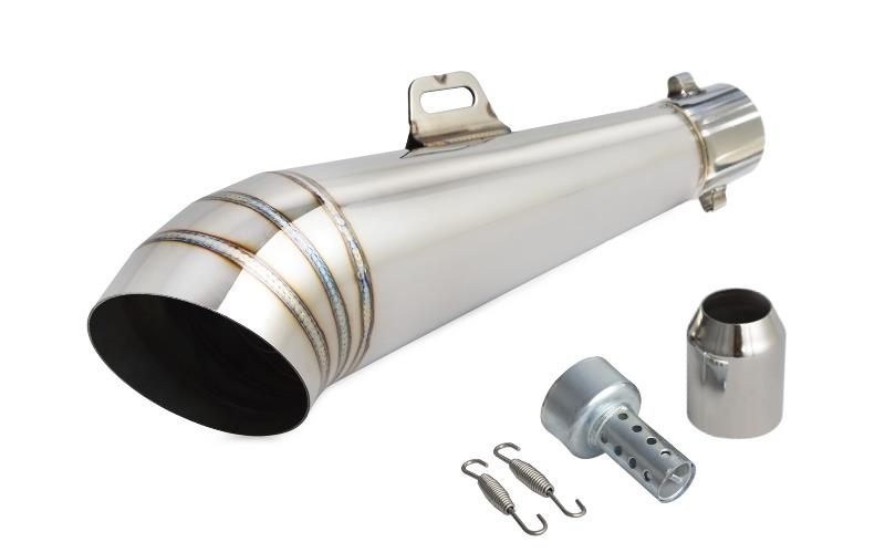 Tłumik wydech tuningowy uniwersalny stal03