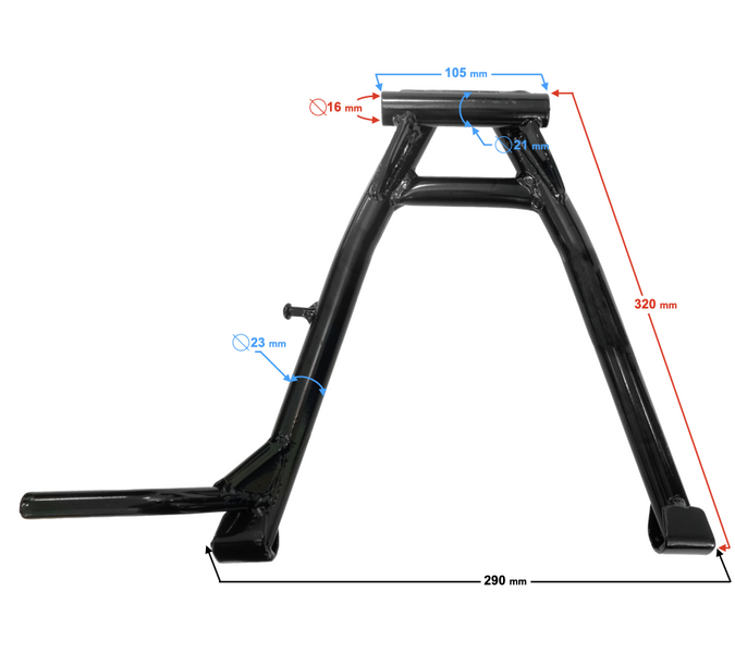 Podpora stópka centralna do motoroweru Barton Fighter 2