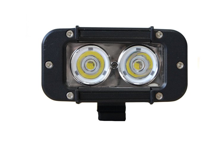 Lampa robocza halogen spot 2 led 12w 620lm 12V/24V 4x4