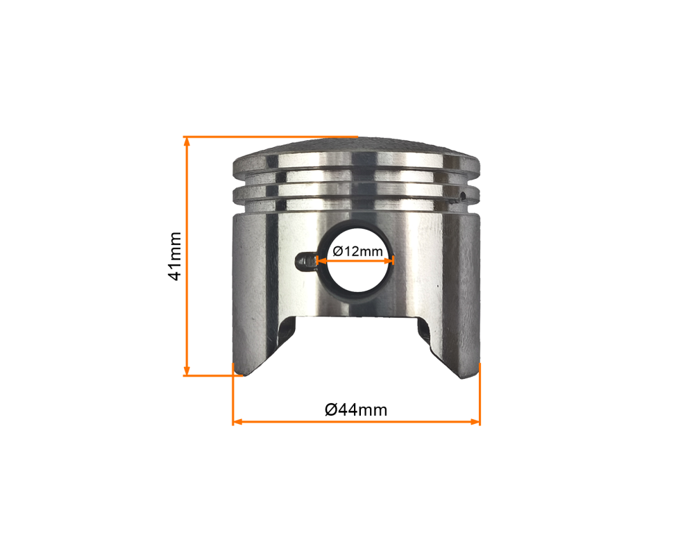 Tłok cylindra 44mm 60cc pierścienie sworzeń zabezpieczenia Pocket Bike